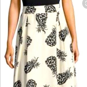 Design Lab by Lord and Taylor Pineapple skirt